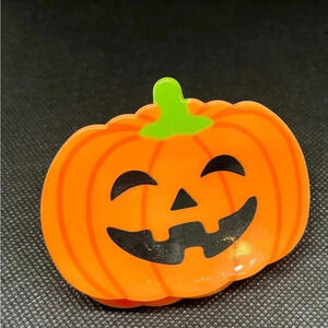 Halloween  themed pumpkin 🎃 hair clip